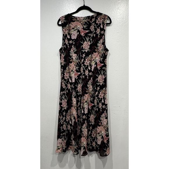 Lily Y2K Floral MIDI Dress Women’s Plus Size 2X Sleeveless 90s Fairy Grunge Boho - Picture 3 of 6